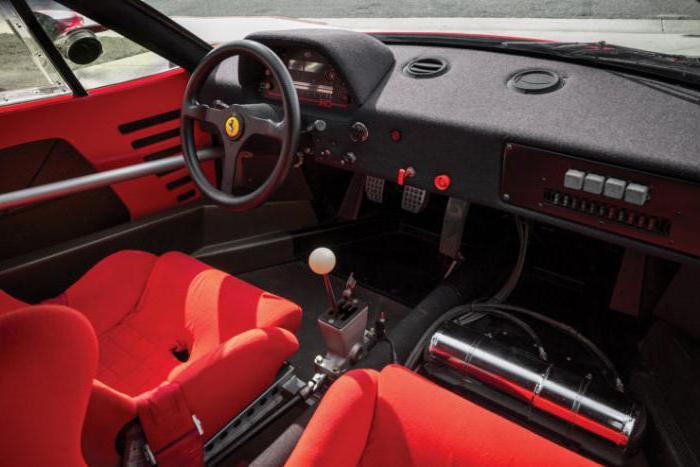 Αυτοκίνητο "Ferrari F40": κριτική, προδιαγραφές και σχόλια