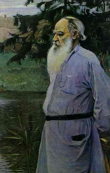 Πορτρέτο του Tolstoy Leo Nikolayevich - το μεγαλύτερο έργο της ρωσικής ζωγραφικής
